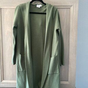 Korye Open Front Hooded Cardigan - size S